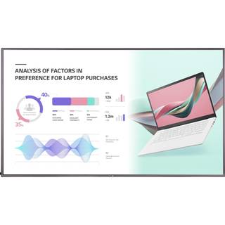 LG 75UH5J-M Signage Display Digital signage flat panel 190.5 cm (75") LED Wi-Fi 500 cd/m² 4K Ultra HD Black WebOS 24/7