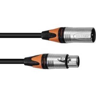 PSSO XLR Cable COL 3-pin 3m bk Neutrik TILBUD NU