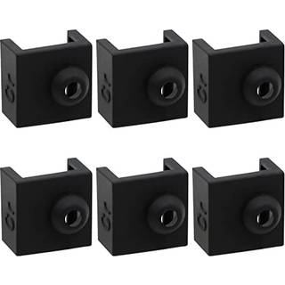 3D Printer Hotend Silicone Sock 6 PCS Heater Block Silicone Cover for Creality Ender 3/3 Pro/3 V2 Ender 5/5 Plus/5 Pro Cr 10 Series MK7/8/9 3D Pr