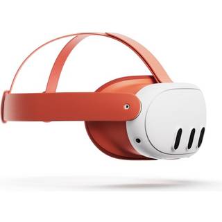 Meta ansigtsflade og -hovedstrop (blå)