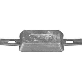 Zinkanode Tecnoseal, til ror/skrog/trimplan, 2 kg, C/C 180 mm