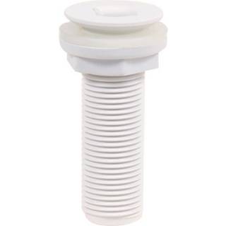 Gevind skroggennemføring TruDesign Skin Fittings Recessed, komposit, forsænket, 70 mm, G 1 1/2" (BSP), hvid
