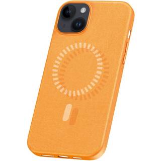 Baseus Magnetic Phone Case for iPhone 15 Fauxther Series (Orange)