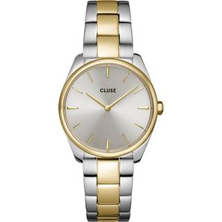 CLUSE Gold + Silver Feroce Petite Watch - Gold