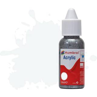 HUMBROL ACRYLIC DROPPER BOTTLE 14ML No 34 White - Matt