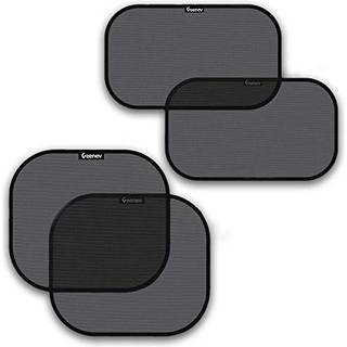 Bilsolskygger til side- og bagvindue (4 pakke) - bilsolskygge beskytter - Beskyt dine b?rn og k?ledyr i bags?det mod solbl?nding og varme. Blokke