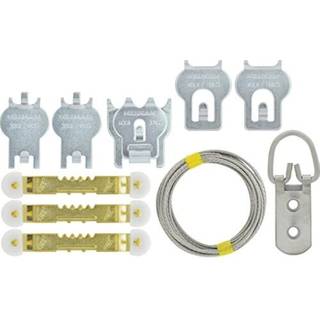 High & Mighty 515312 Bildhängare Value Pack Enkla verktygsfria torra väggkonsthängare för konstverk Foton och speglar håller upp till 20 kg till