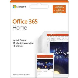 Microsoft 365 Family (PC/MAC/Tablet) 1 Year | 6 Users Digital Licence