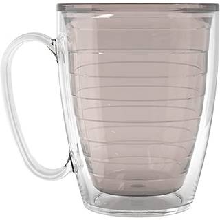 Tervis Clear & farverig bordplade lavet i USA dobbeltv?gget isoleret tumbler rejsekop holder drikkevarer koldt og varmt 16oz krus flod rock