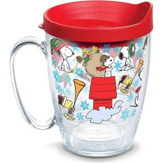 TERVIS jordn?dder julekollage lavet i USA dobbeltv?gget isoleret tumbler rejsekop holder drikkevarer koldt og varmt 16oz krus klassiker