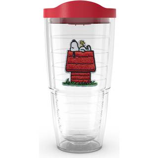 TERVIS PEANUTS Bedste Buddies -samling Snoopy Woodstock House Made in USA Double Walled Isolated Tumbler Travel Cup holder drinks Cold & Hot 24oz