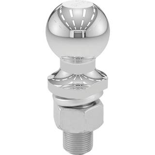 Curt 40038 Chrome Trailer Hitch Ball 12 000 lbs 2-tommer diameter 1 x 2-1/4-tommer skaft