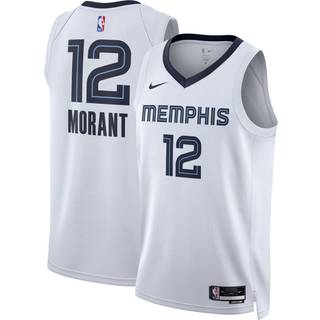 Memphis Grizzlies Association Edition 2022/23 Nike Dri-FIT NBA Swingman-trøje til mænd - hvid