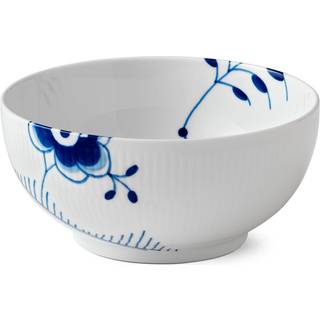 Royal Copenhagen - Blue Fluted Mega Skål 1,1 L / 18 cm - Serveringsskåle - Karen Kjældgård-Larsen - Porcelæn