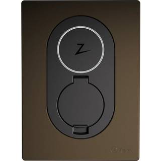 Zaptec Go ladestations Frontpanel, Wood brown ➞ På lager - klar til levering