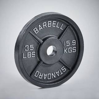 Kraftmark Internationella Viktskivor 50mm Järn Vægt 35 lb (15,9 kg)
