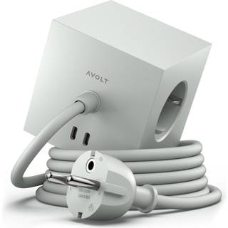 AVOLT - Square 1 w/30W Dual USB-C & Magnetic Base 3m Gotland Gray