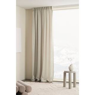 SAVANNAH fløjlsgardin 1 længde - Beige