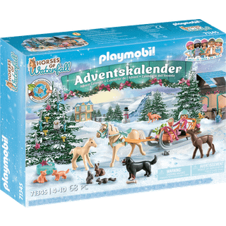Playmobil Horses of Waterfall julekalender: Kanetur ved juletid 71345