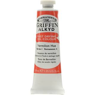 Winsor & Newton Griffin Alkyd hurtig t?rrende oljemaling 37 ml (1,25 oz) Tube Vermilion Hue