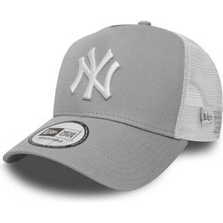 New Era New York Yankees Clean Grey A-Frame Trucker Cap newera adult unisex Grey newera adult unisex Grey newera adult unisex Grey newera adult unisex - One Size