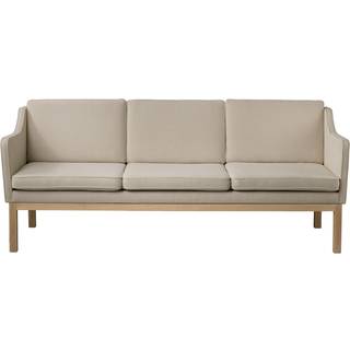 Fdb Møbler J182 3-personers Sofa Prairie 90 - 3 personers sofaer Viskose Beige - J1823001100202