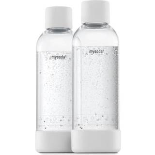 MySoda Woody flaske hvid 2 stk. 1 liter