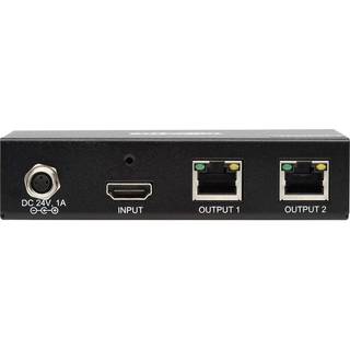 TRIPP LITE 2-Port HDMI over Cat6 Splitter - 4K 60 H