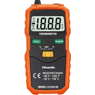 DIESELLA Digital termometer K-type (-50°C-750°C)