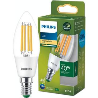 Philips led kertepære 40w e14 klar 2700k