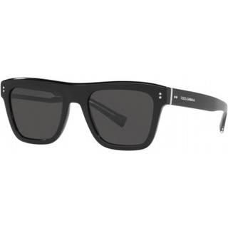 Dolce & Gabbana DG4420F Asian Fit 501/87 52 Solbriller Mænd Black - Black - 52mm