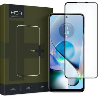 Motorola Moto G54 Hofi Glass Pro+ Skærmbeskyttelsesglas - Case Friendly - Sort Kant