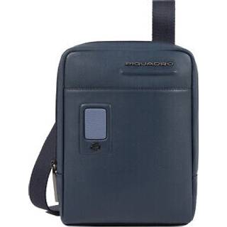 Piquadro Elegant Black Leather Shoulder Bag