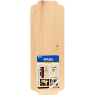 5028106 Adresseplade NTRL Wood Hillman Natural Wood Rectangle Address Plate (Pack of 3)