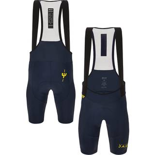 Santini Le Maillot Jaune Cycling Bibshorts Cykelbukser Herrer størrelse S farve blå