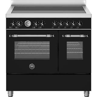 HER95I2ENEC Heritage induktionskomfur med dobbeltovn 90 cm 5 zoner, mat sort