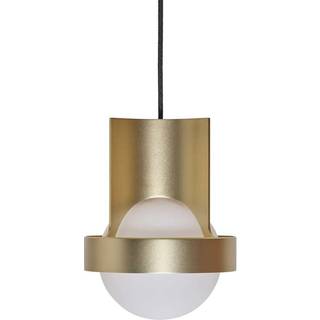 Tala-pendel Loop Large, aluminium, LED-kugle, guld