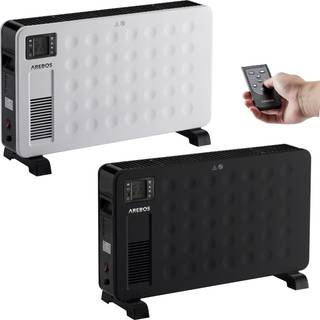 Arebos® Elektrisk konvektor 2300W, turboblæser, termostat, frostovervågning - sort