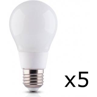 LED-lampe E27 8W 230V 4500K 5-pak, Hvid neutral