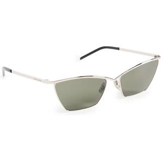 Saint Laurent SL 637 002 57 Solbriller Kvinder Silver - Silver - 57mm