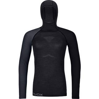 Ortovox Women's 120 Comp Light Hoody Merino undertøj Damer størrelse L farve sort