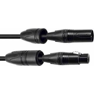 PSSO DMX cable IP65 3pin 7.5m black TILBUD NU
