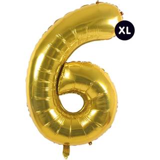Folienballon Zahl gold 86cm