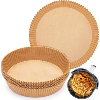 Rundt bagepapir til Airfryer 20 cm - 100 pakker - Medium