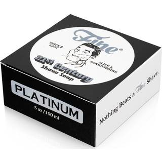 Fine Accoutrements Platinum Barbersæbe i skål, 150 ml.