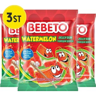 Bebeto Watermelon Vingummier 80 g