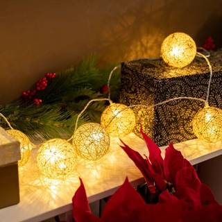 Udendørs julelyskæde 3,3 m inkl. LED 10 lys - Pallina