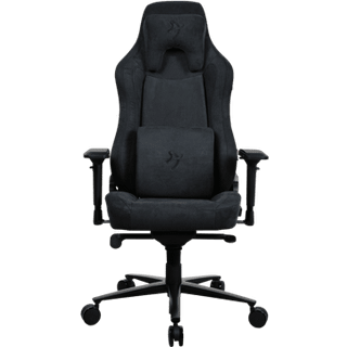 Arozzi Vernazza Supersoft Fabric gaming-stol (sort) - På lager i butik