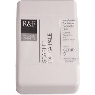 R & F -kunstner Encaustic Paint Scarlet Extra Pale 333 ml