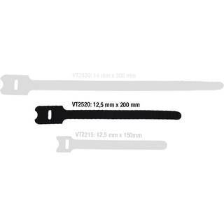 Kabelstrop Velcro Hook & Loop 10 stk. (200mm)